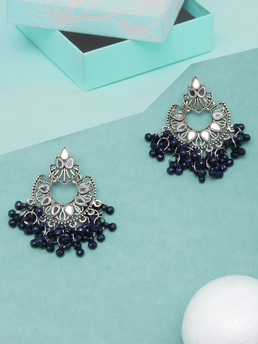 Buy Blue Earrings Online in India at Blingvine